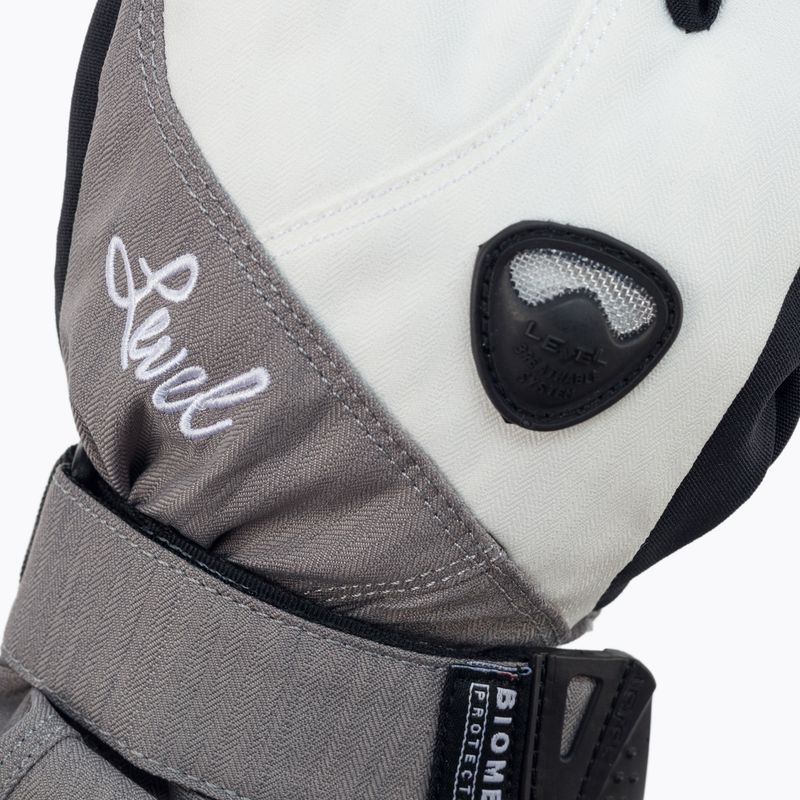 Women's snowboarding gloves Level Butterfly silver 1041WG.08 4