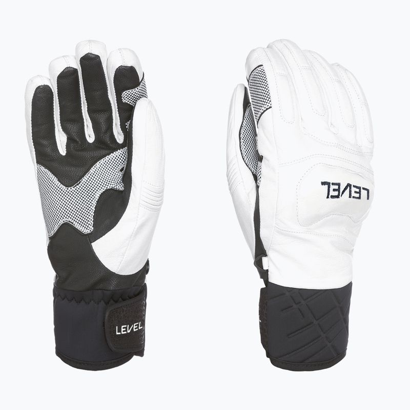 Level Race ski gloves black/white