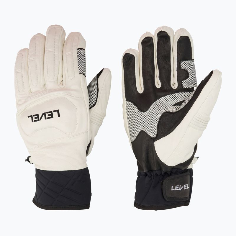 Level Race ski gloves black/white