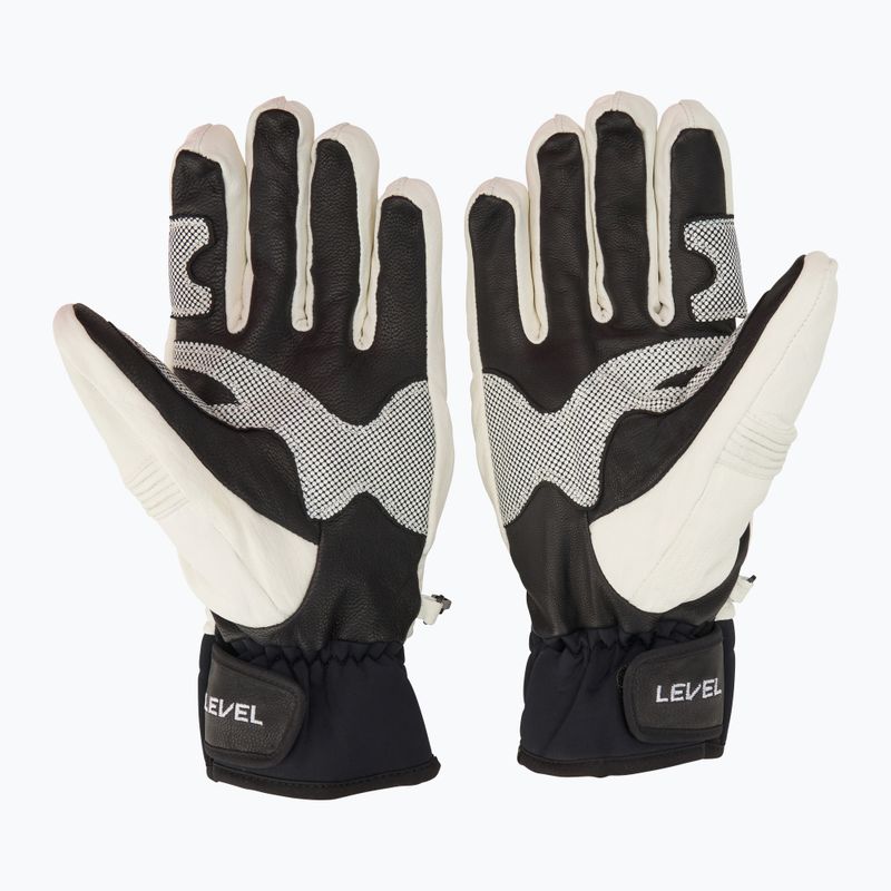 Level Race ski gloves black/white 3