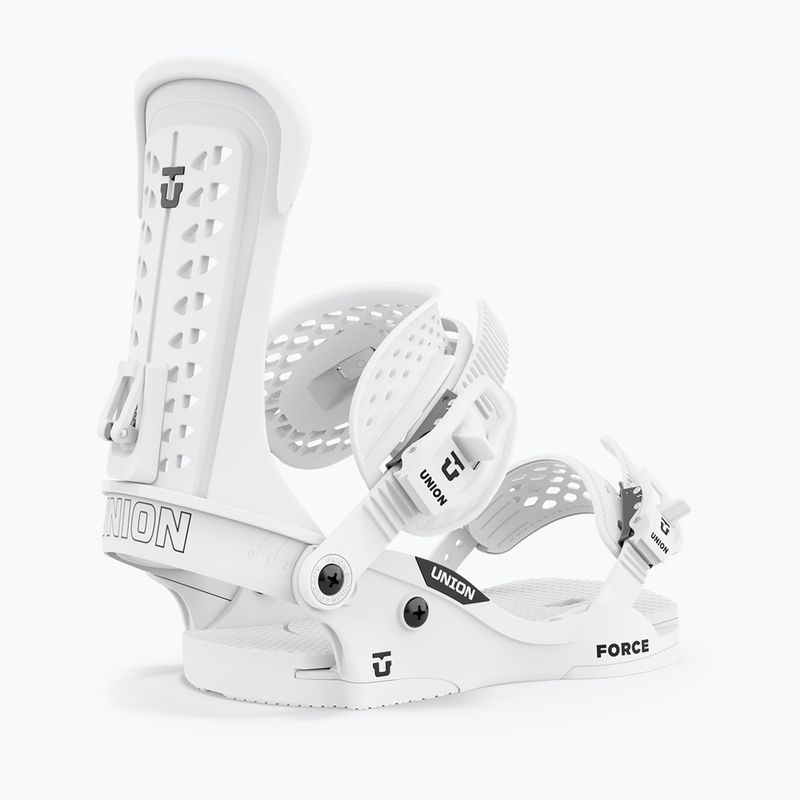 Union Force Classic white snowboard bindings 2