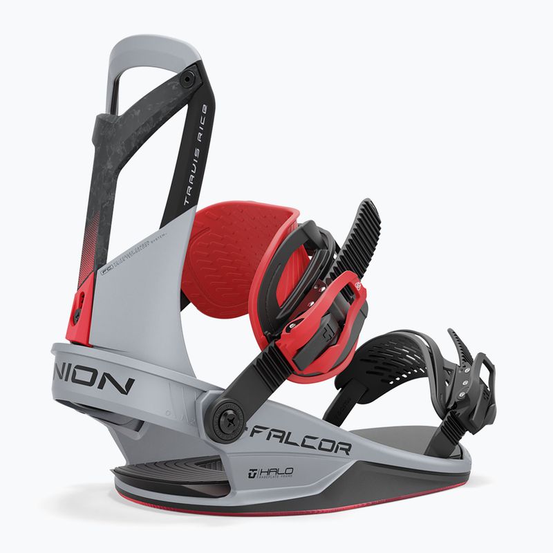 Union Falcor silver men's snowboard bindings 4