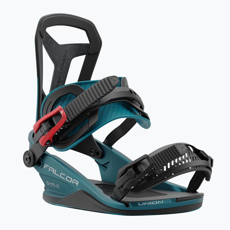 Union Falcor teal men's snowboard bindings