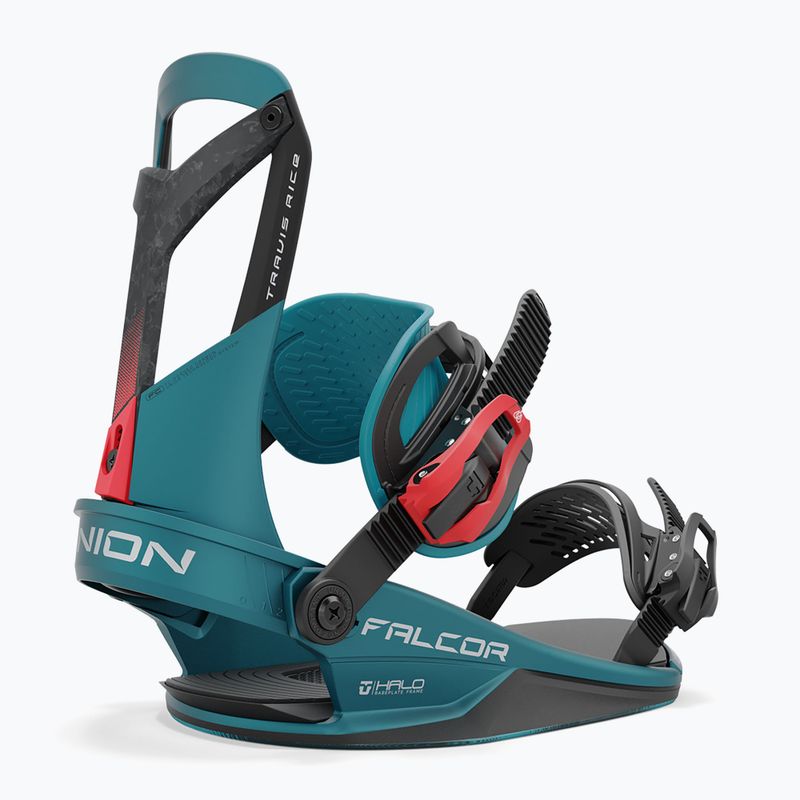 Union Falcor teal men's snowboard bindings 4