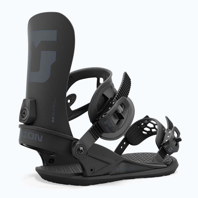 Men's snowboard bindings Union Strata black 4