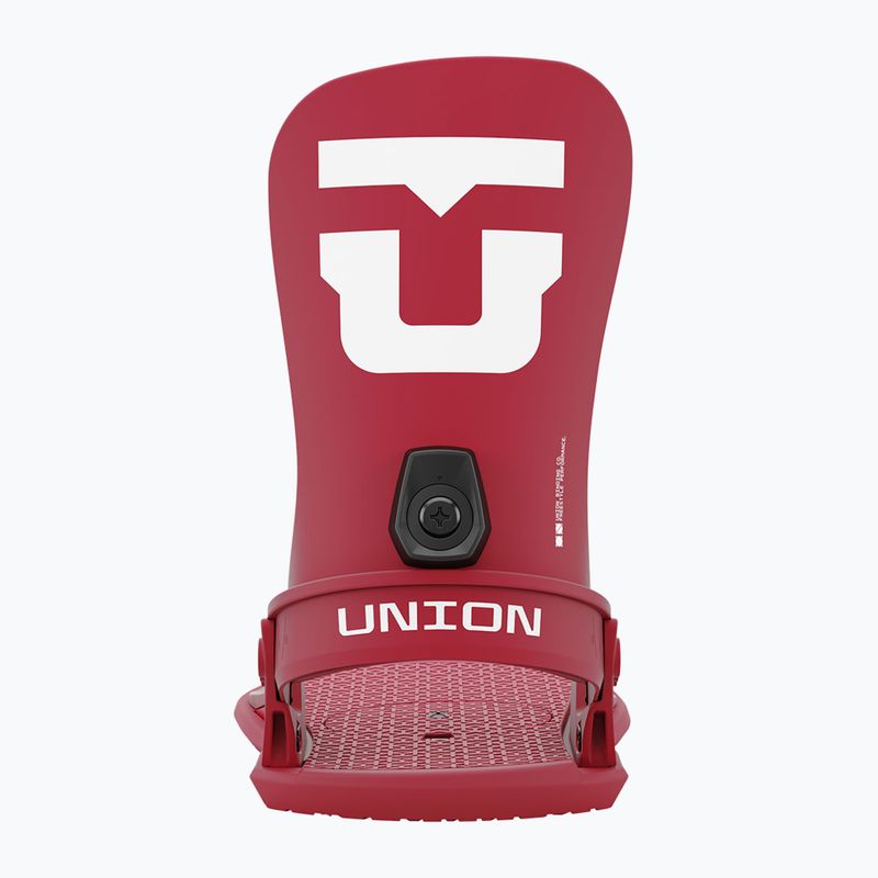 Union Strata burgundy men's snowboard bindings 2