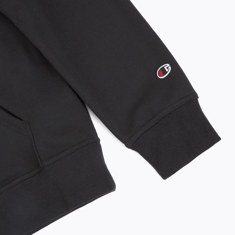 Men's sweatshirt Champion 22025 Sweatshirt Hoodie FZ black 4