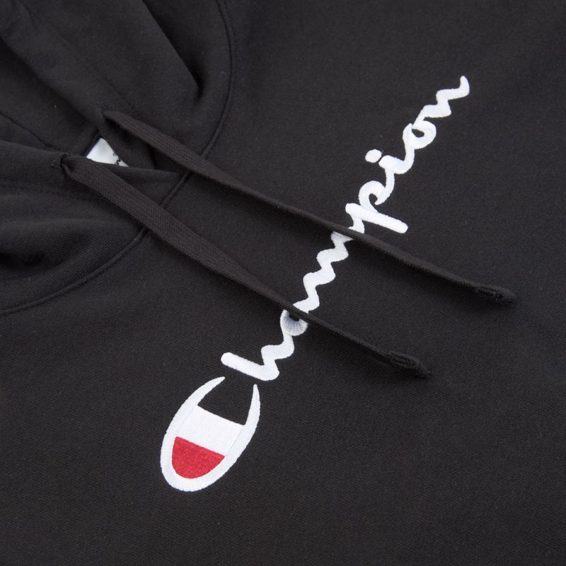 Women's sweatshirt Champion 118097 Sweatshirt Hooded black 3