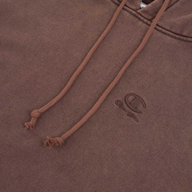 Men's sweatshirt Champion 221571 Sweatshirt Hooded chocolate 3