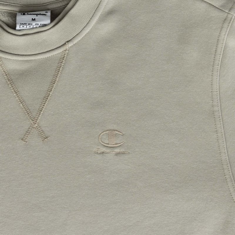 Men's sweatshirt Champion 221572 Crewneck Sweatshirt beige 3