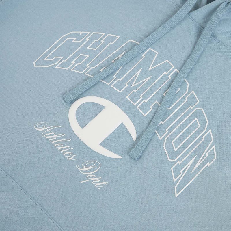 Men's sweatshirt Champion 221599 Sweatshirt Hooded baby blue 3