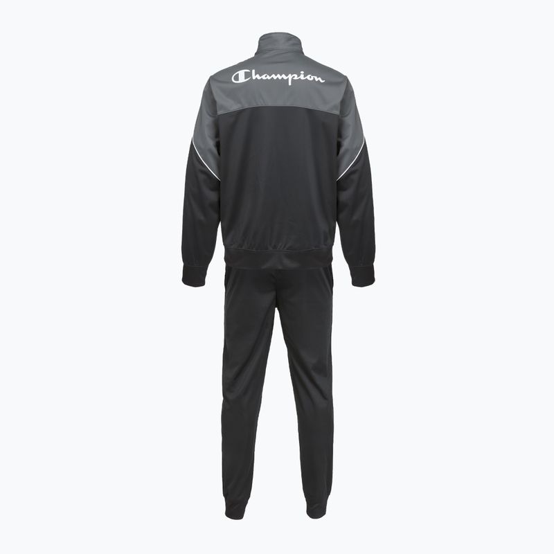 Men's tracksuit Champion 221697 Tracksuit black 2