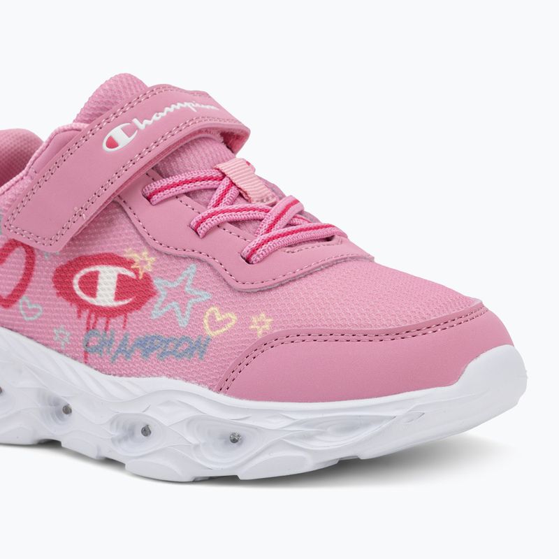 Children's shoes Champion Funfair Print G PS Low Cut blue burgundy/flash/fluorescent pink 7