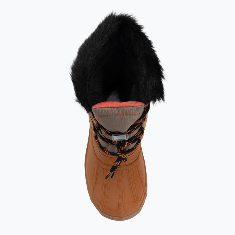 Children's snow boots BOATILUS Nippy 02 Sint. Leather pumpkin 5