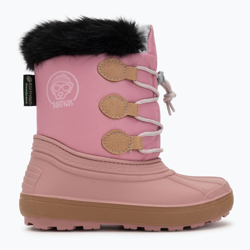 Children's snow boots BOATILUS Nippy 02 Sint. Leather pink 2