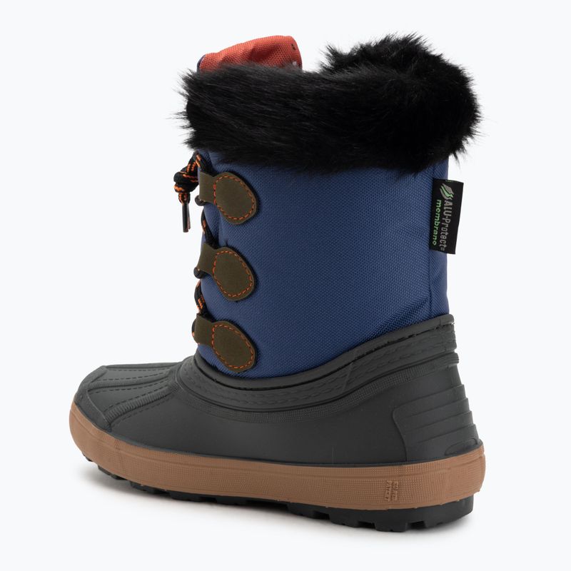 Children's snow boots BOATILUS Nippy 02 Sint. Leather green/blue 3
