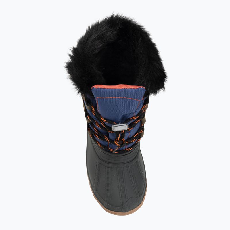 Children's snow boots BOATILUS Nippy 02 Sint. Leather green/blue 5