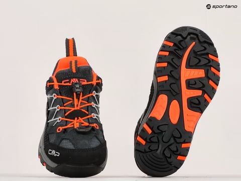 CMP children's trekking boots Rigel Low Wp antracite/flash orange 12