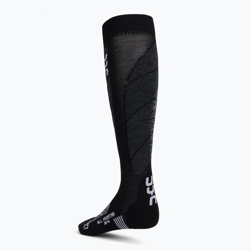 Men's ski socks UYN Ski All Mountain black/white 2