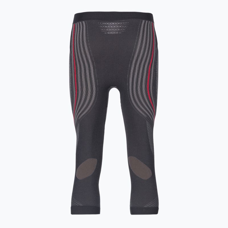 Men's thermoactive pants UYN Evolutyon UW Medium charcoal/white/red 2