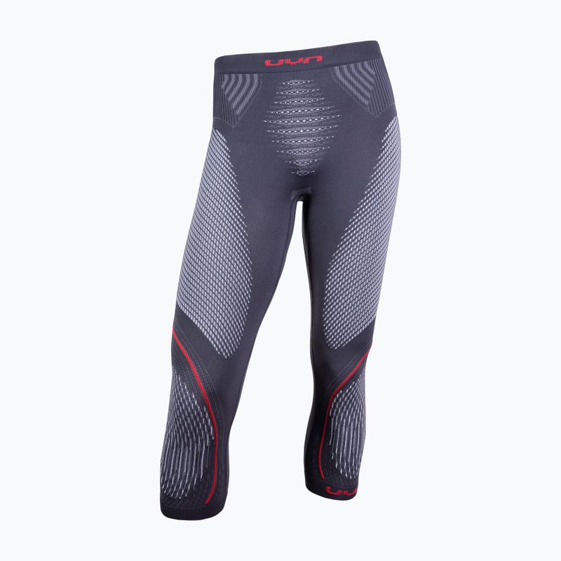 Men's thermoactive pants UYN Evolutyon UW Medium charcoal/white/red 5