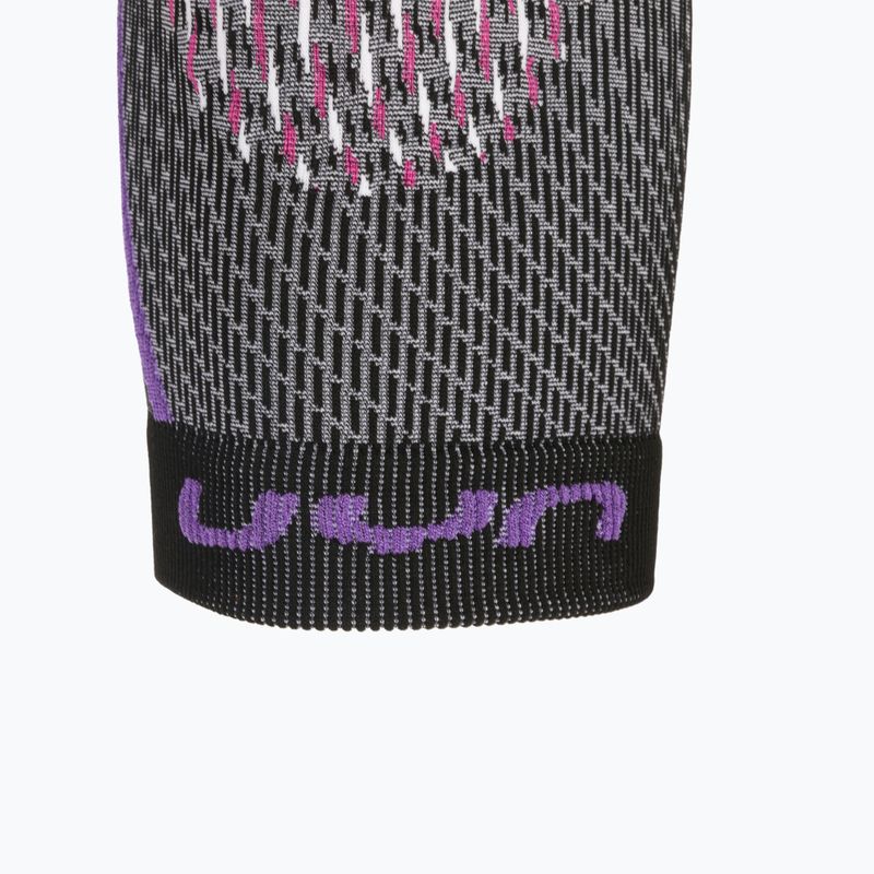Women's thermoactive pants UYN Evolutyon UW Medium anthracite melange/raspberry/purple 4