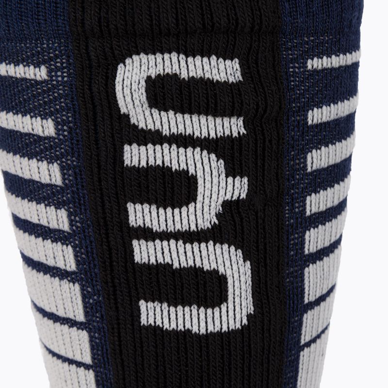 Men's snowboard socks UYN Ski Snowboard dark blue/grey melange 3
