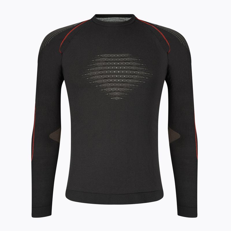 Men's thermal active sweatshirt UYN Evolutyon Comfort UW Shirt charcoal/white/red