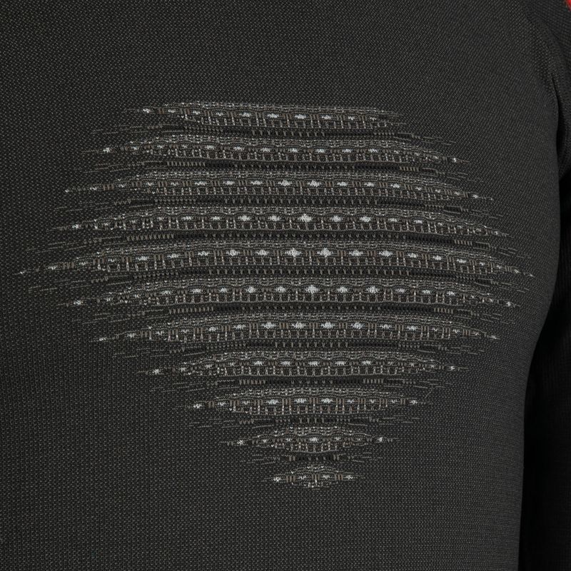 Men's thermal active sweatshirt UYN Evolutyon Comfort UW Shirt charcoal/white/red 3