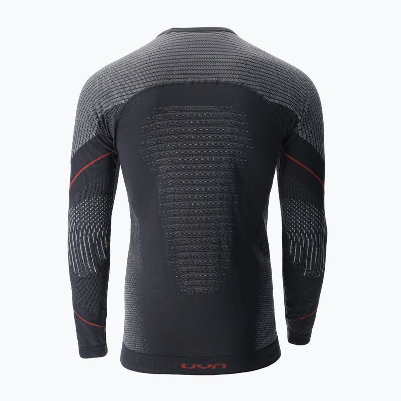 Men's thermal active sweatshirt UYN Evolutyon Comfort UW Shirt charcoal/white/red 5