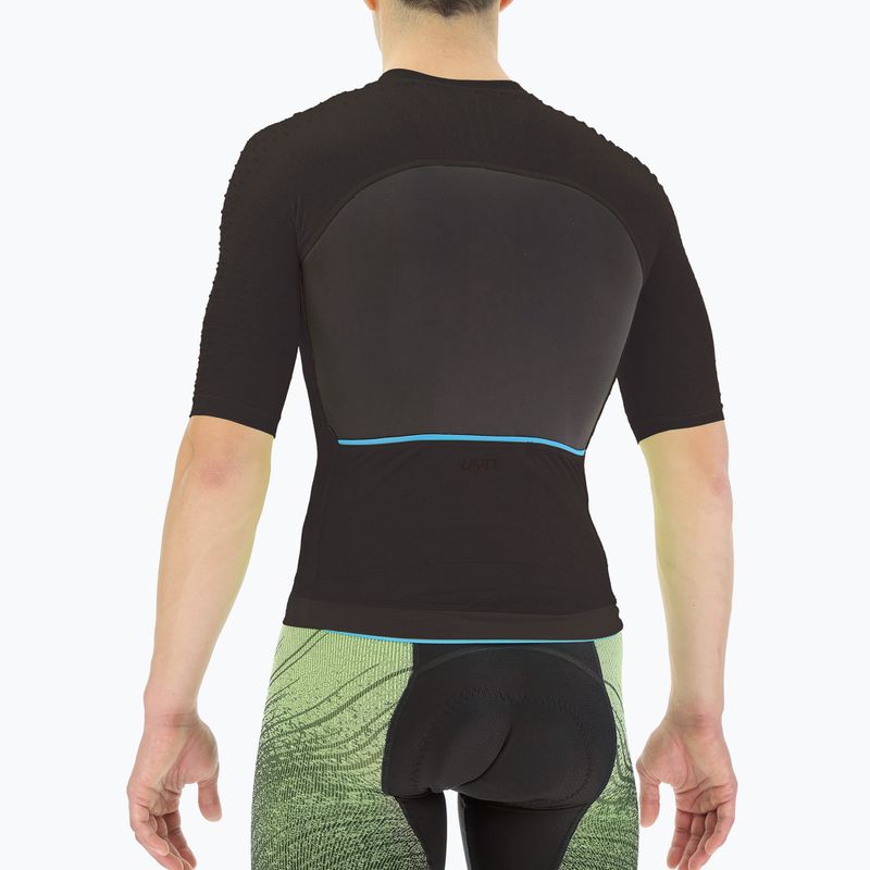 Men's cycling jersey UYN Airwing black/black 2