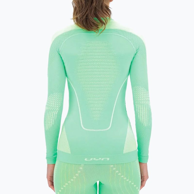 Women's thermal active sweatshirt UYN Evolutyon UW Shirt light green/white/white 3