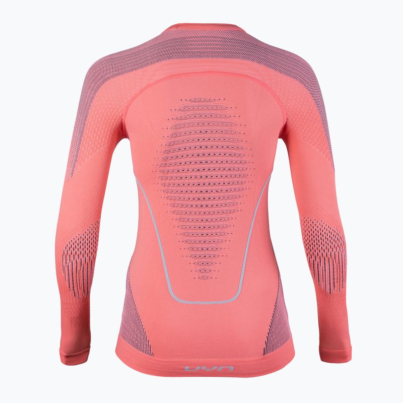 Women's thermal active sweatshirt UYN Evolutyon UW Shirt strawberry/ pink/ turquoise 2