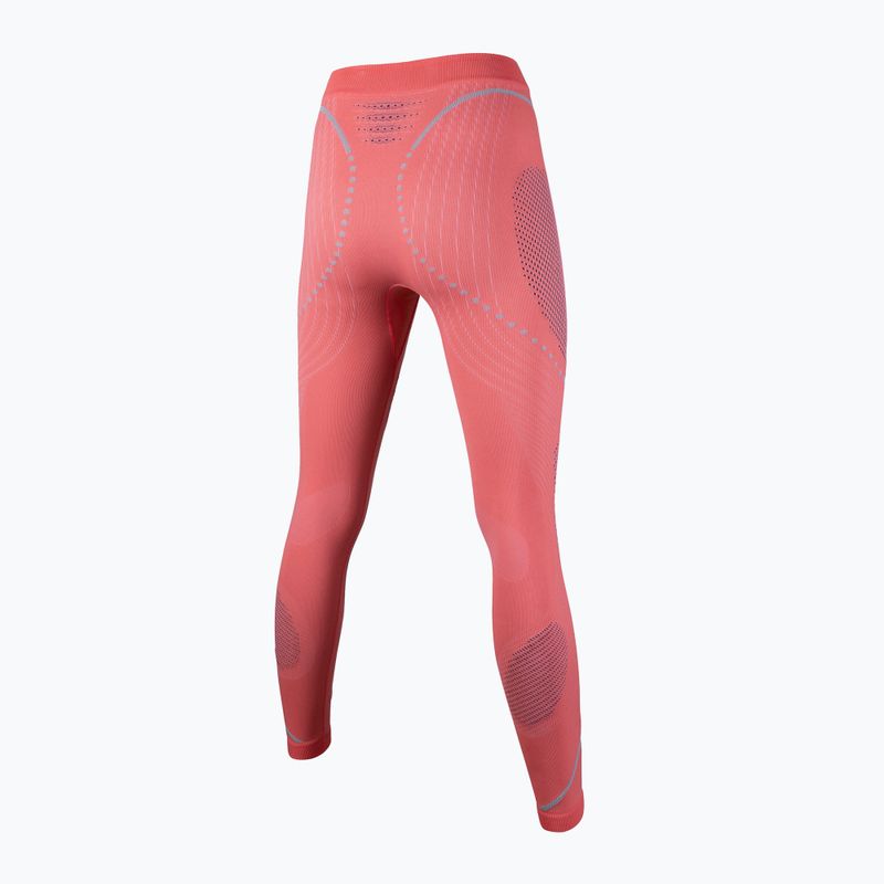 Women's thermoactive pants UYN Evolutyon UW Long strawberry/pink/turquoise 2