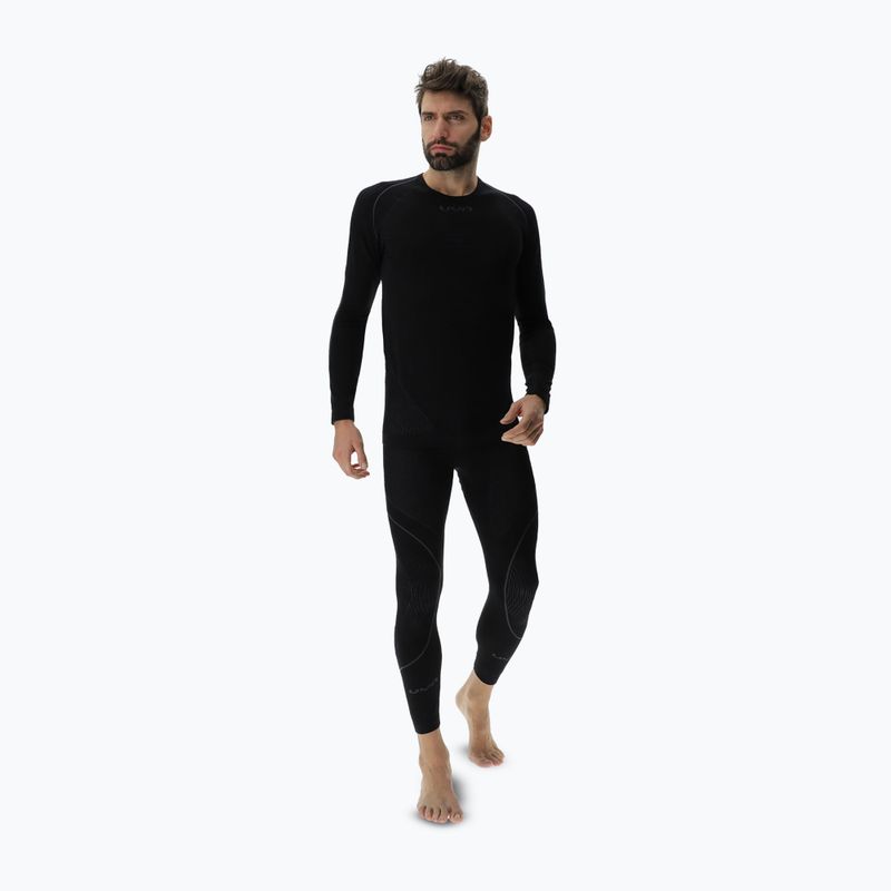Men's thermal active sweatshirt UYN Evolutyon Biotech black 2