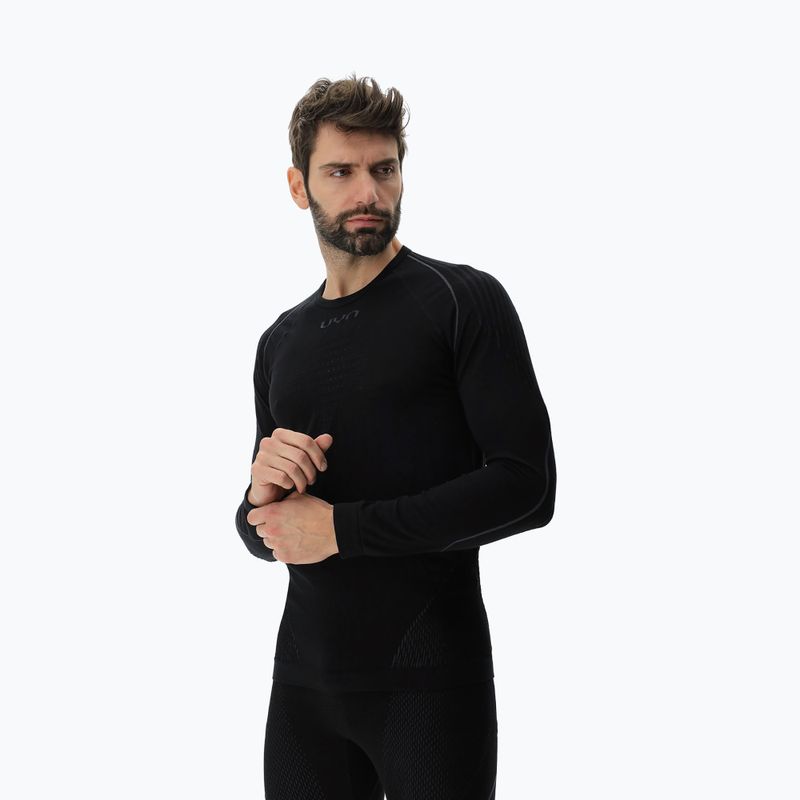 Men's thermal active sweatshirt UYN Evolutyon Biotech black 4