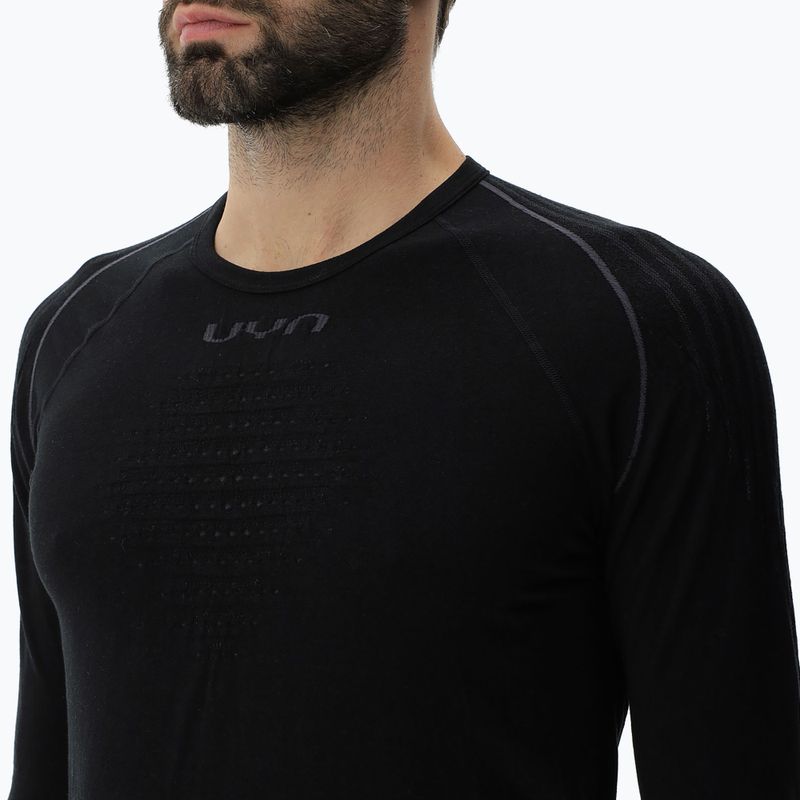 Men's thermal active sweatshirt UYN Evolutyon Biotech black 6