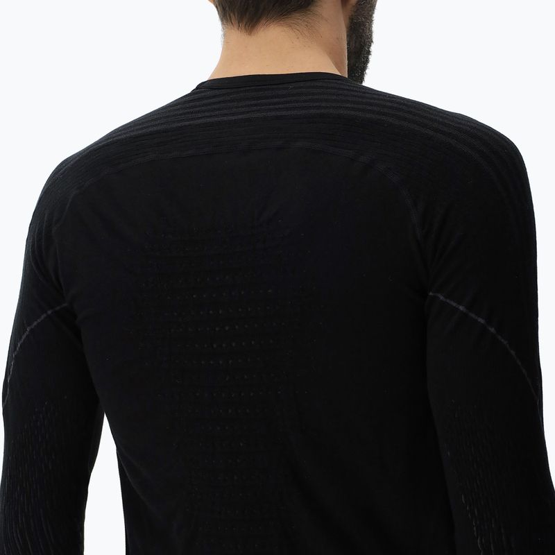 Men's thermal active sweatshirt UYN Evolutyon Biotech black 7
