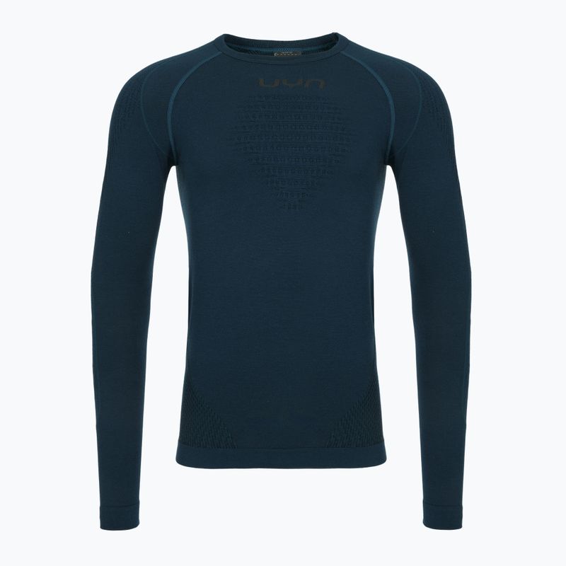 Men's thermal active sweatshirt UYN Evolutyon Biotech blue poseidon 3