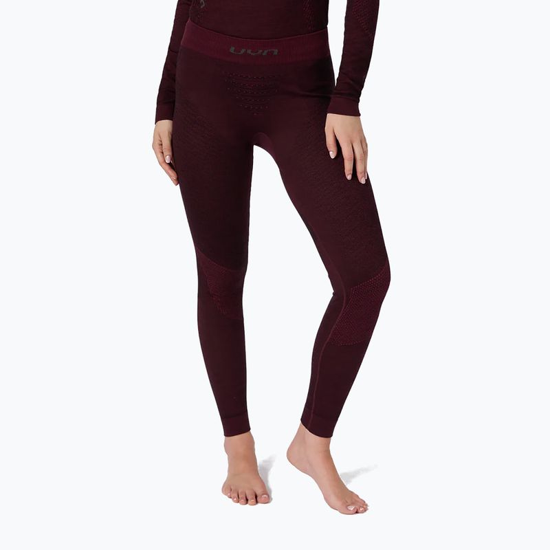 Women's thermal trousers UYN Fusyon Biotech windsor wine 4