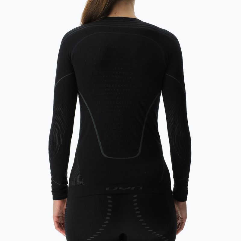 Women's thermal active sweatshirt UYN Evolutyon Biotech black 7