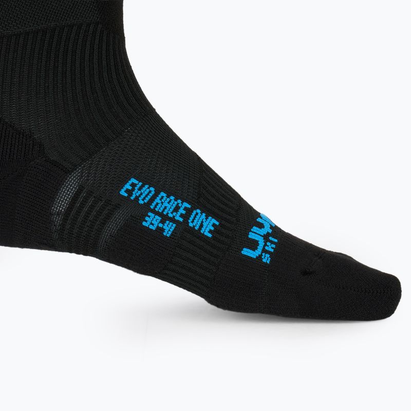Men's ski socks UYN Ski Evo Race One black/blue 4