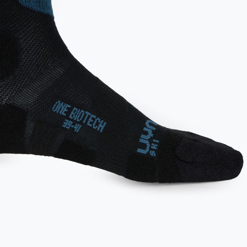Men's ski socks UYN Ski One Biotech black/blue 4