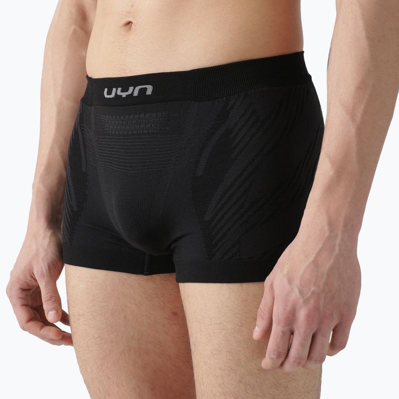 Men's thermal boxer briefs UYN Motyon Biotech black beauty 4