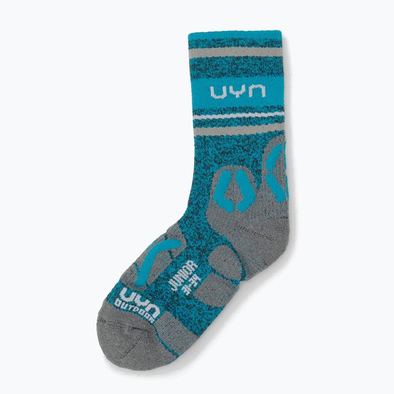 Children's socks Uyn Outdoor Explorer 2PRS Pack blue stripes 2