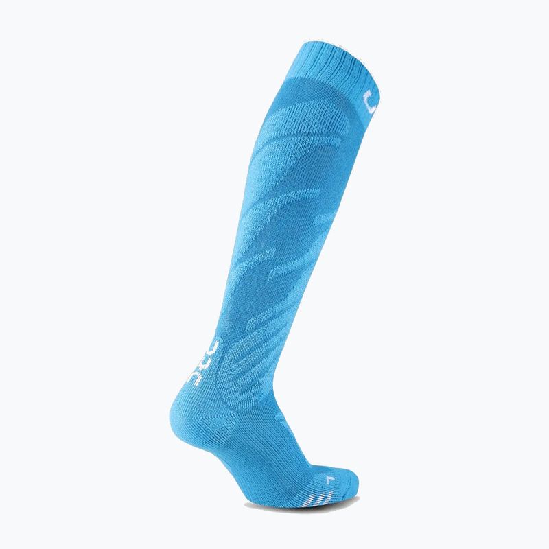 UYN Junior Ski socks turquoise 2