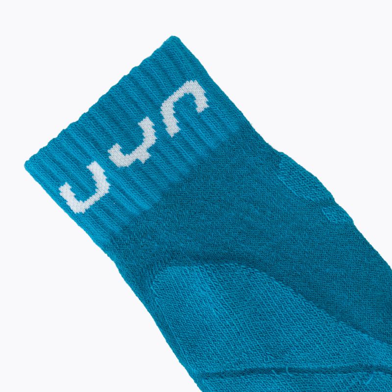 UYN Junior Ski socks turquoise 4