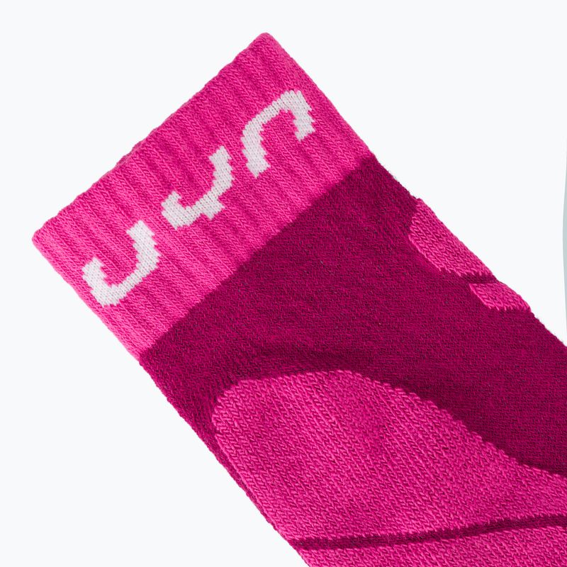 UYN Junior Ski socks pink 4