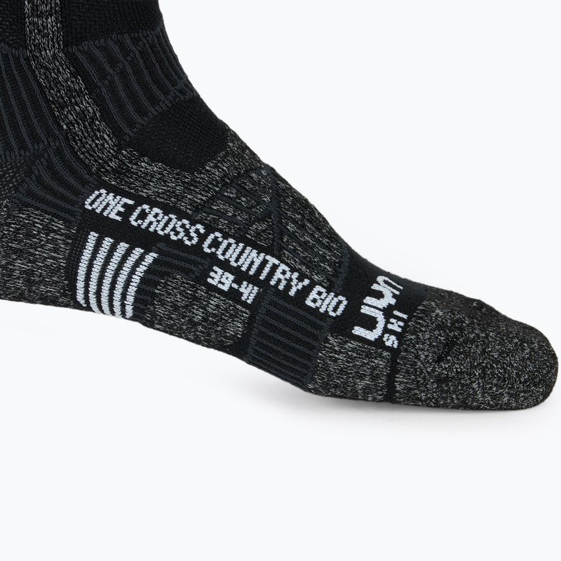 Men's ski socks UYN Ski Cross Country One Bio black/anthracite 4