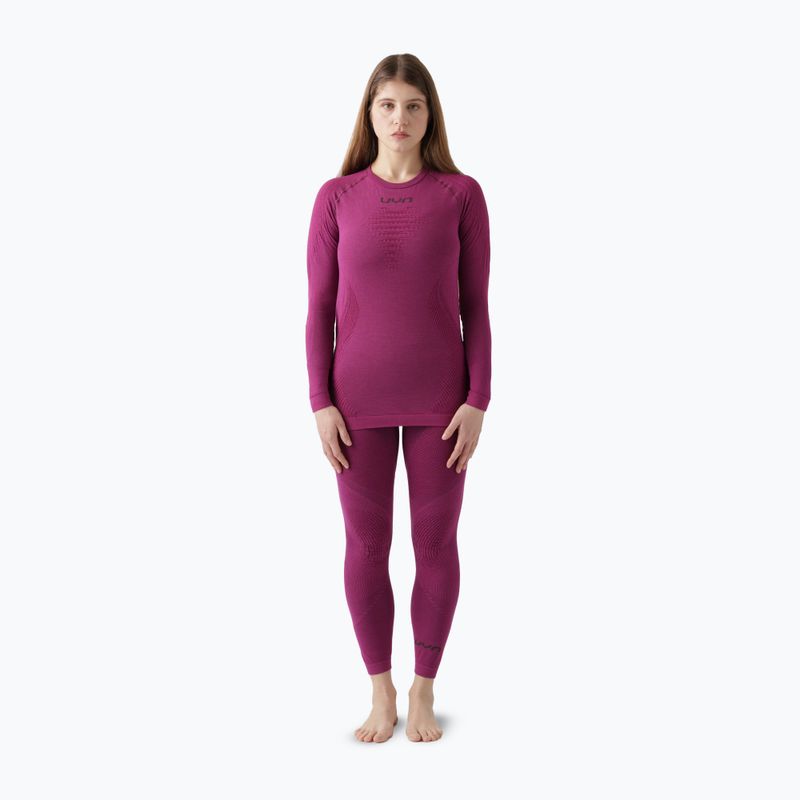 Women's thermal trousers UYN Evolutyon Biotech berry 2
